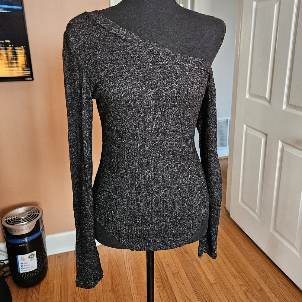 One Shoulder Long Sleeve Bodysuit
